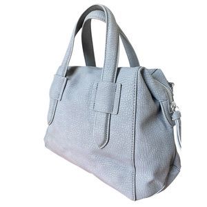 Soft Lightweight Faux Leather Gray Bag Medium Size NWOT